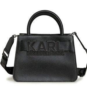 New black Karl purse